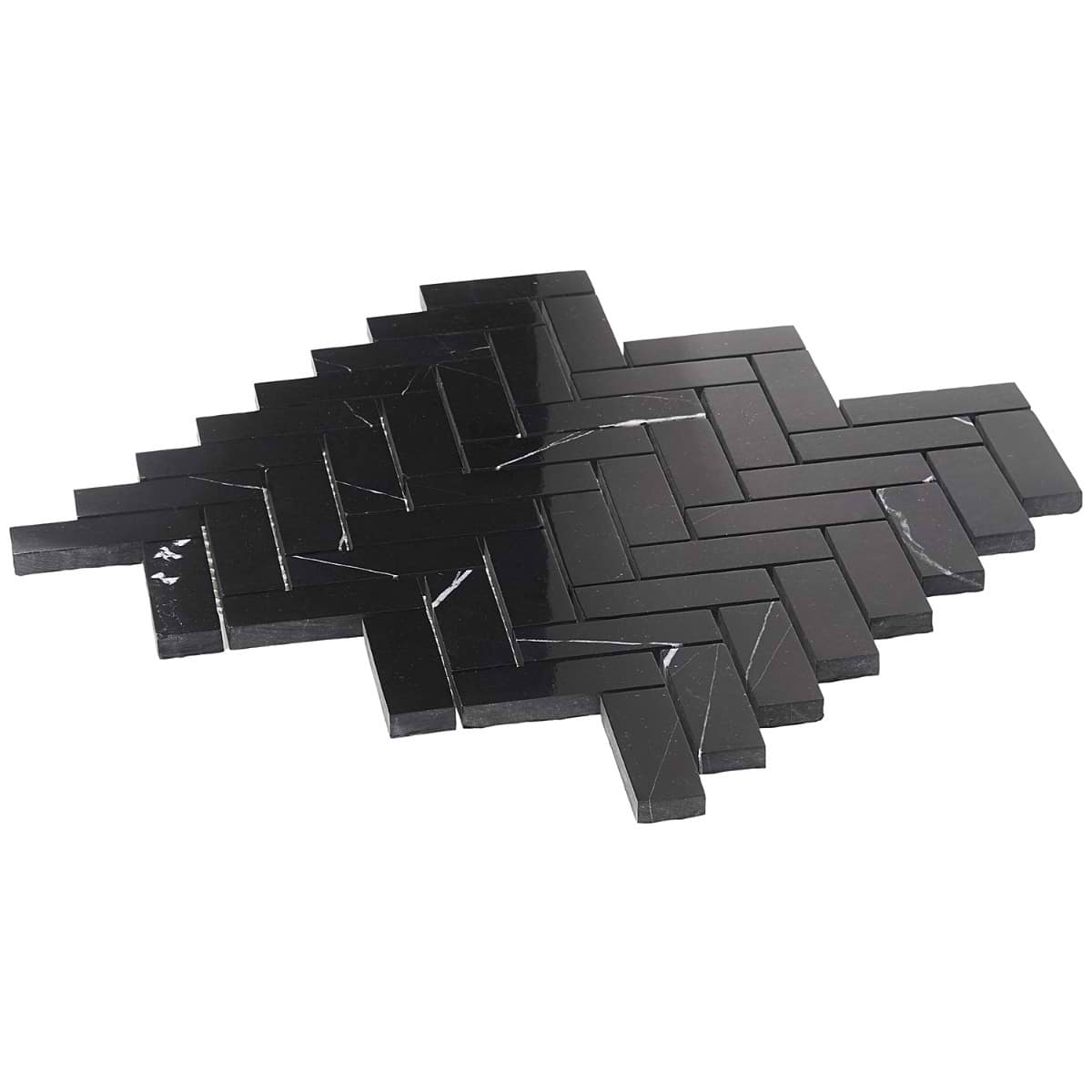Marquina Herringbone 1X3 Polished
