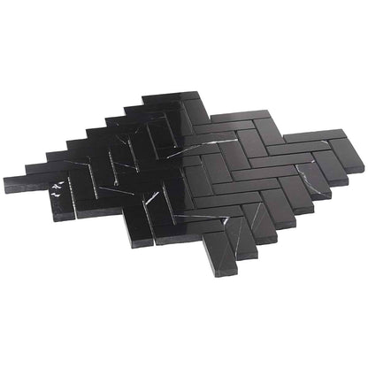Marquina Herringbone 1X3 Polished