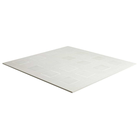 Tessira Ivory Deco 36X36 Semi-Polished