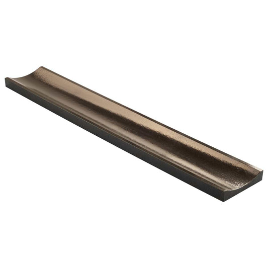 3D Fluted Column Metallic Copper 6X36 Polished