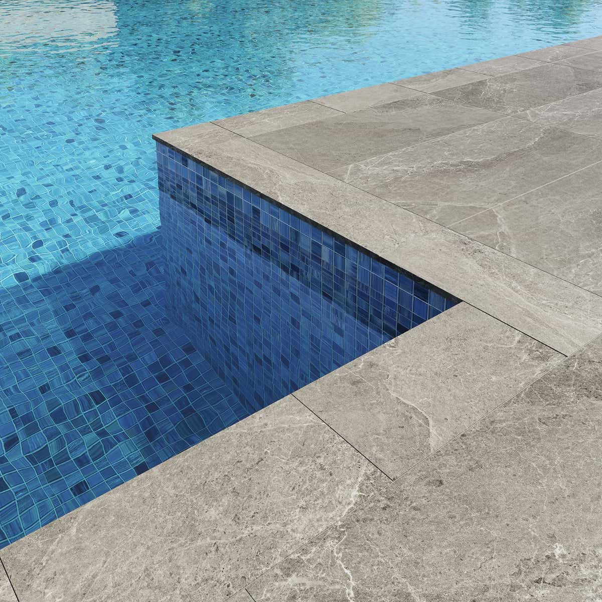 Greige Pool Coping 12X24 Matte