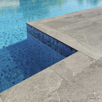 Greige Pool Coping 12X24 Matte
