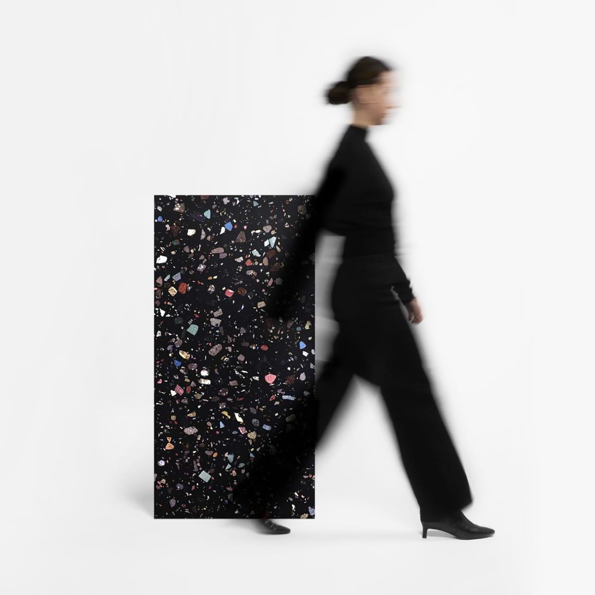 Black Multicolor 24X48 Polished