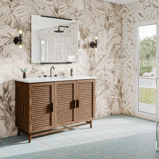 Lowell Dark Walnut 48" Single Vanity without Top (discontinued)