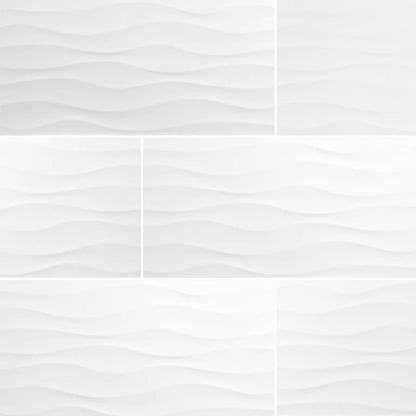 Wavy White 12x24