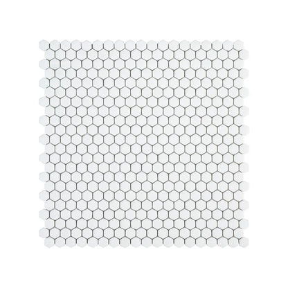 White 5/8 Hexagon