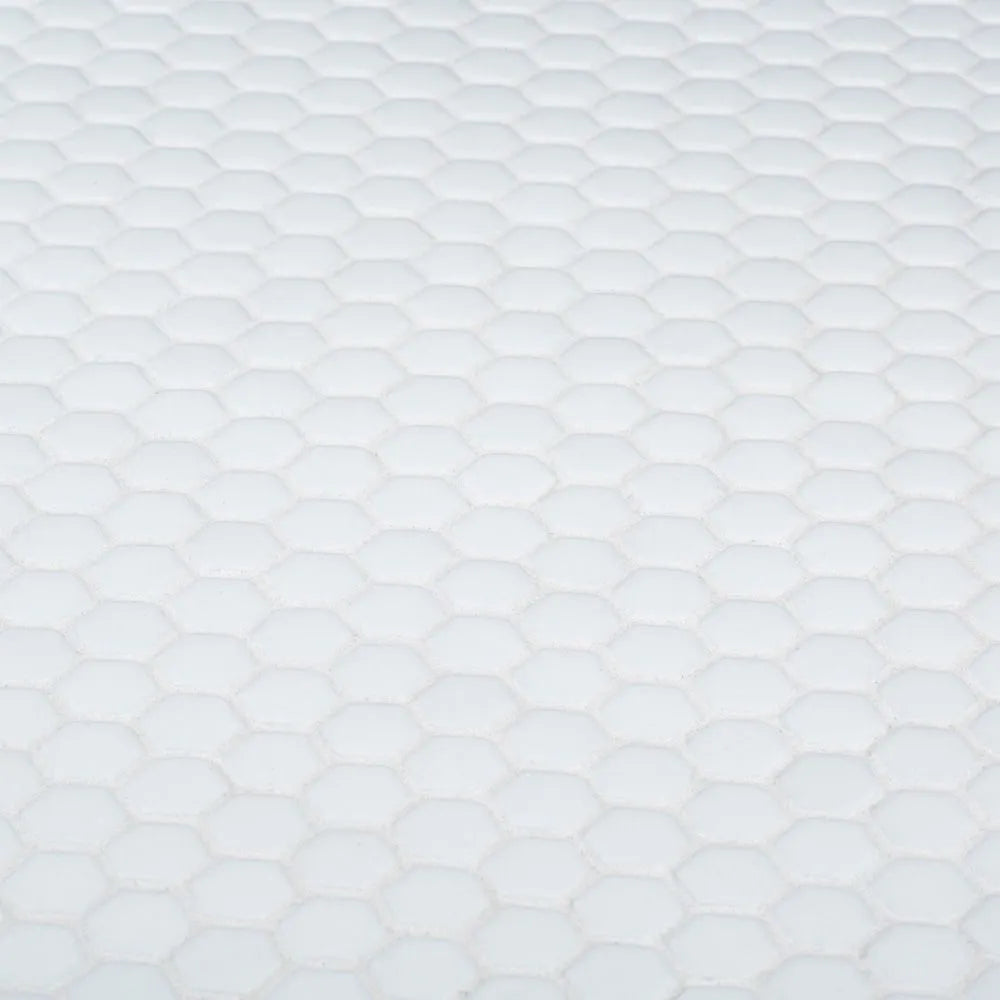 White 5/8 Hexagon