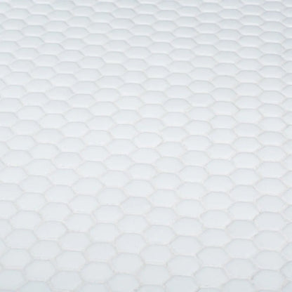 White 5/8 Hexagon