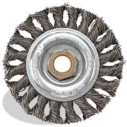 CLWBK558TS Knot Wheel Regular Twist Wire Brush Stainless Wire