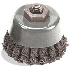 CLWBB458 Tempered Wire Knot Cup Wire Brush Banded (Bridle)