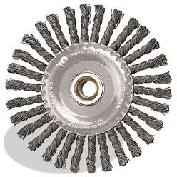 CLWBK558BS Knot Wheel Stringer Bead Twist Wire Brush Stainless Wire