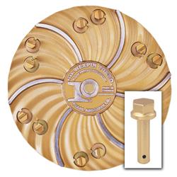 HEX1712C Hexpin® Scrape & Grind attachment 15" plate w/ 12 gold diamond pins (coarse diamonds)