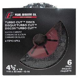 FSP4516PK6 Turbo-Cut™ Hexpin® Attachment 4-1/2 x 7/8 • C16  (6-Pack)