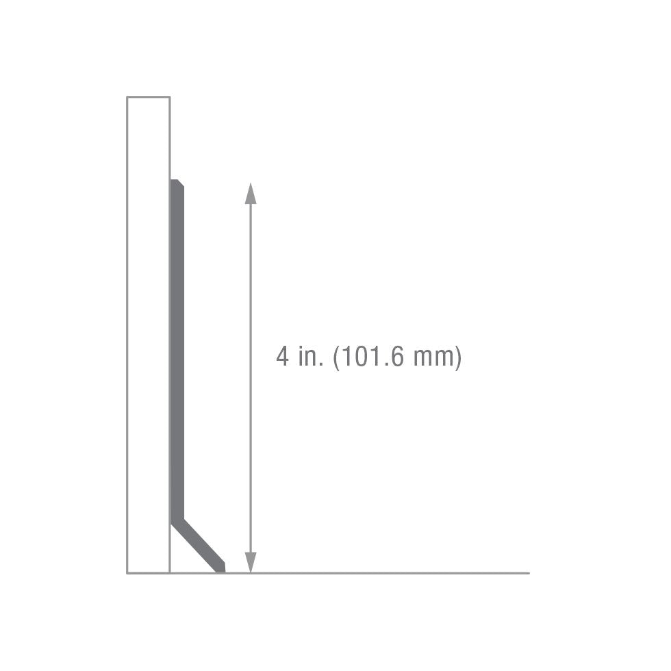Cove Wall Base Stick 4in x 48in