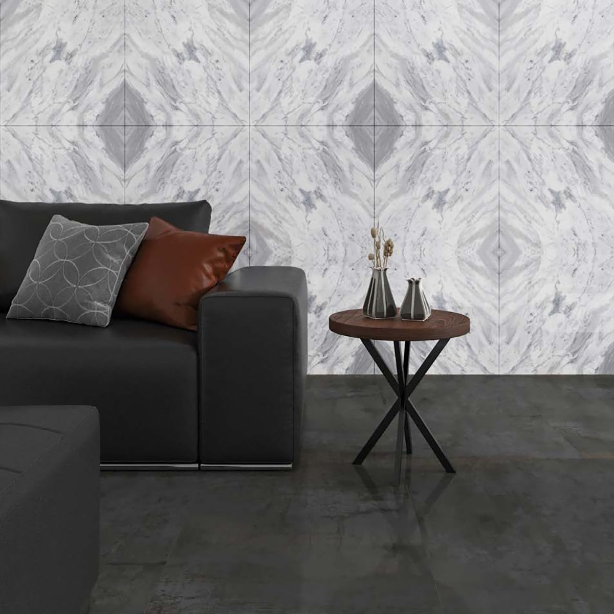 Bianco Carrara 24x48 Bookmatch