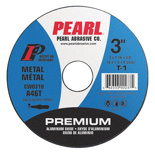 CW251638 Small Diameter Premium Aluminum Oxide Cut-Off Wheel (25 Pack)