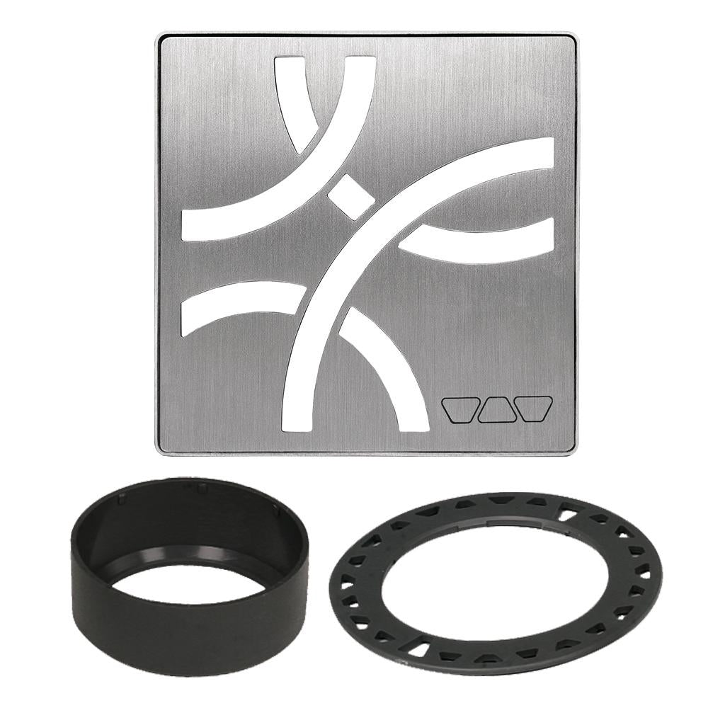 Stainless Steel Curve 4" Brushed