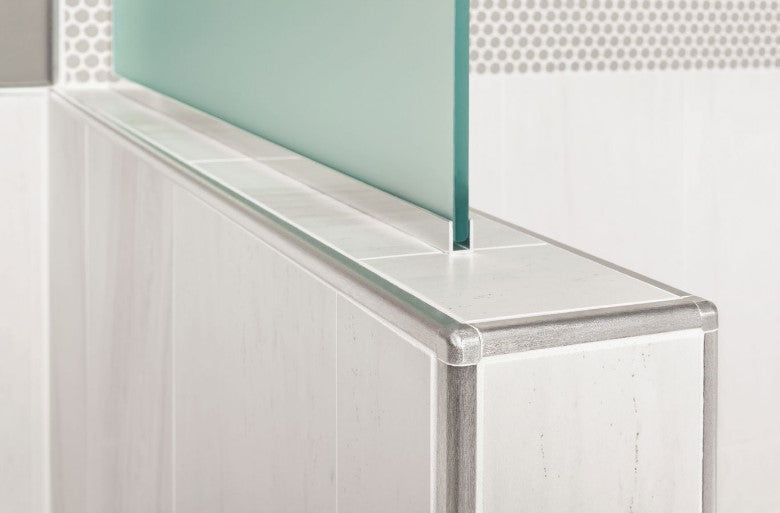 Brushed Nickel Anodized Aluminum Bullnose