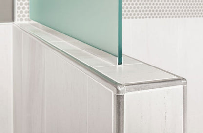 Brushed Nickel Anodized Aluminum Bullnose