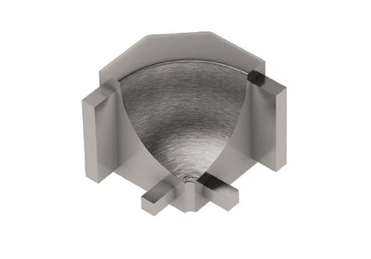 Brushed Nickel Anodized Aluminum 90 Degree Inside Corner