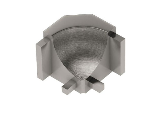 Brushed Nickel Anodized Aluminum 90 Degree Inside Corner