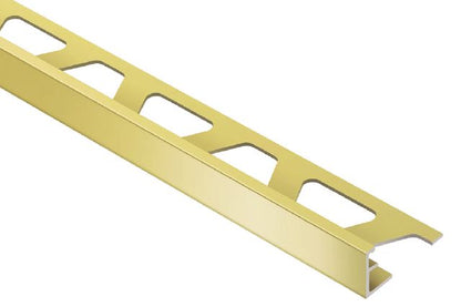 Jolly Metal Tile Edging Trim - Satin Brass Anodized Aluminum