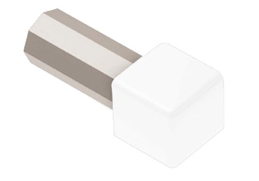 Quadec White 3/8" Corner