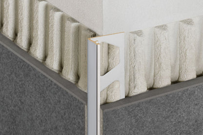 Jolly Metal Tile Edging Trim - Satin Brass Anodized Aluminum