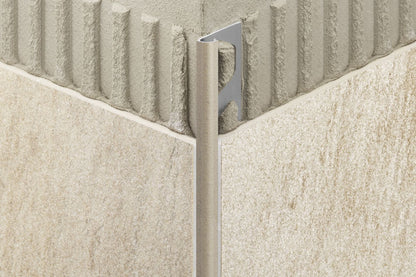 Brushed Nickel Anodized Aluminum Bullnose