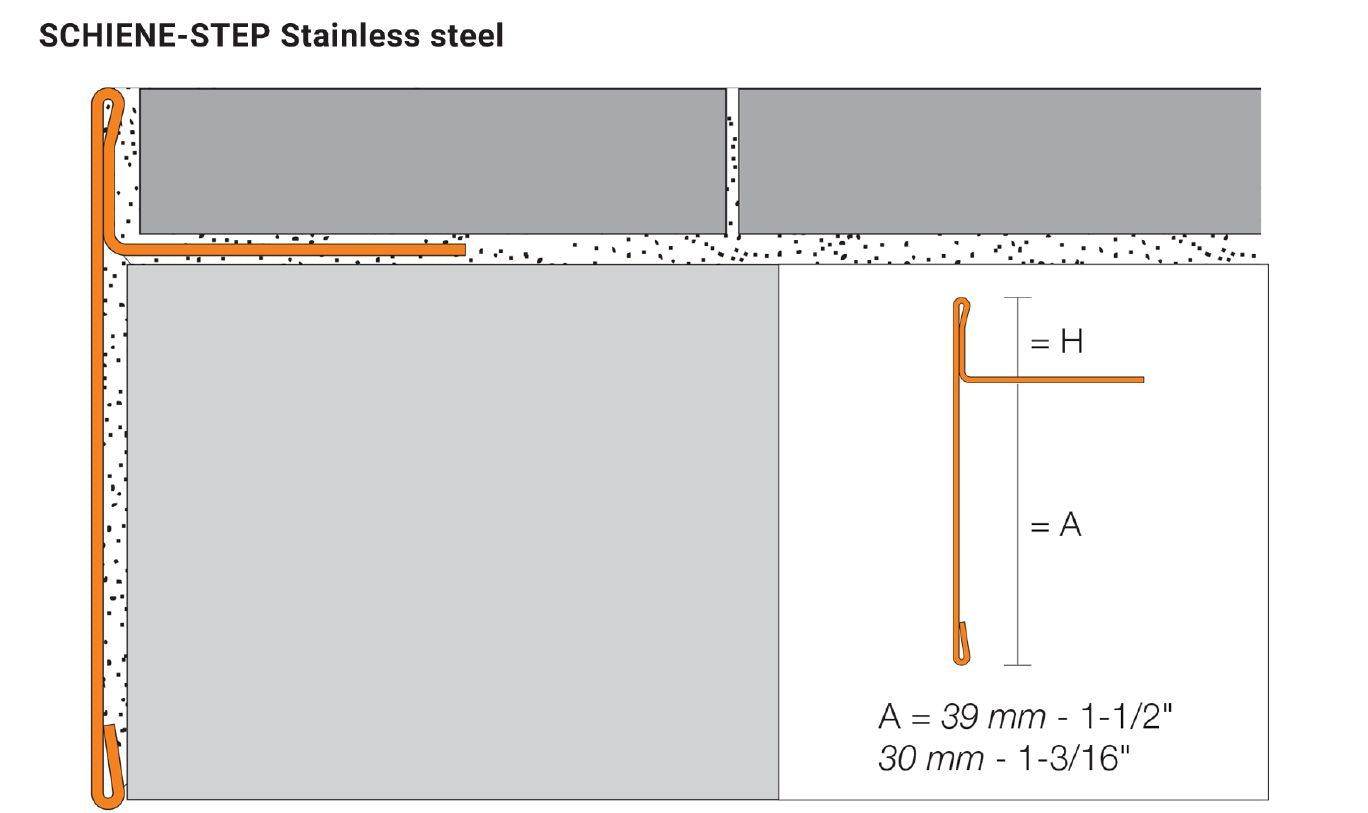Satin Stair Nose Trim 3/8”
